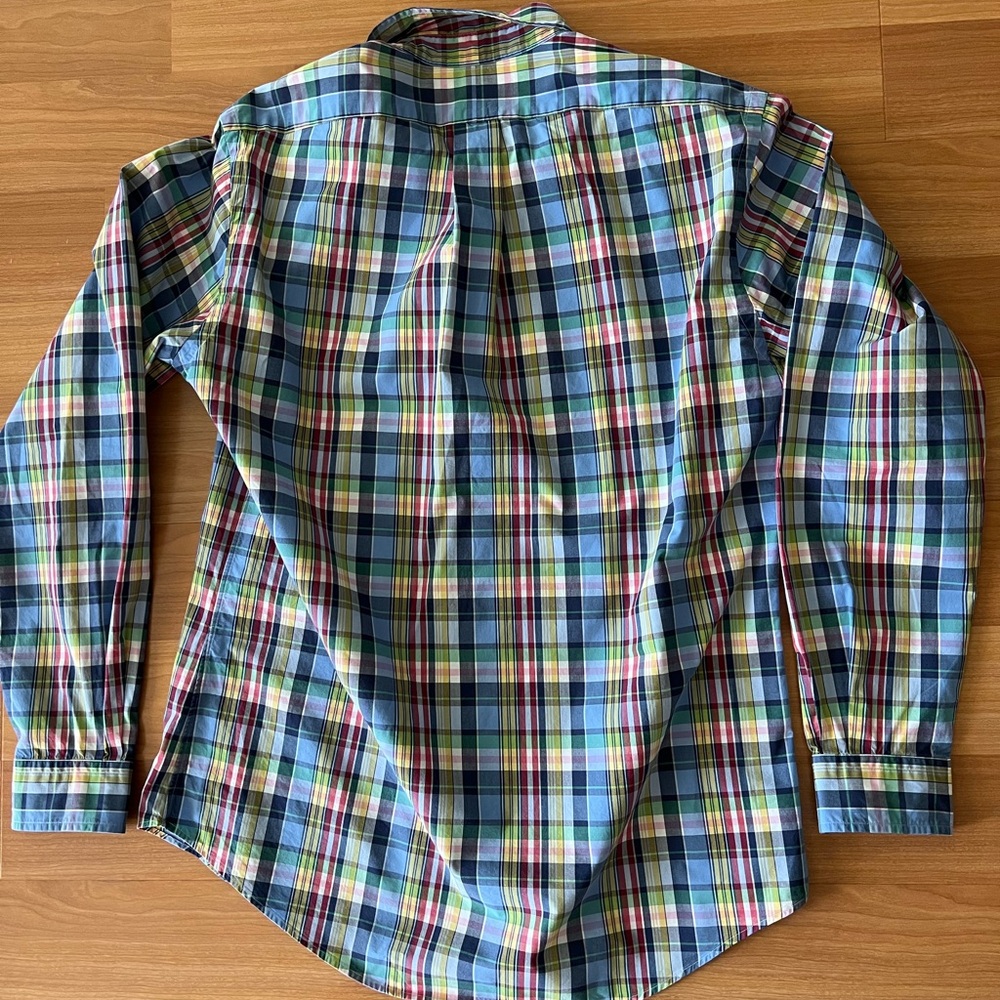 Ralph Lauren Mens Plaid Shirt M Button Down. - Picture 8 of 9